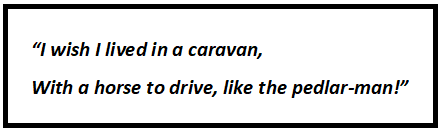 I Wish I Lived in a Caravan Questions & Answers