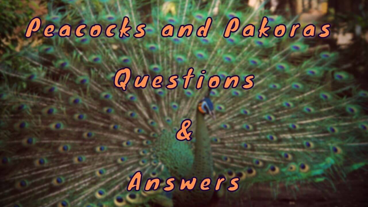 Peacocks and Pakoras Questions & Answers