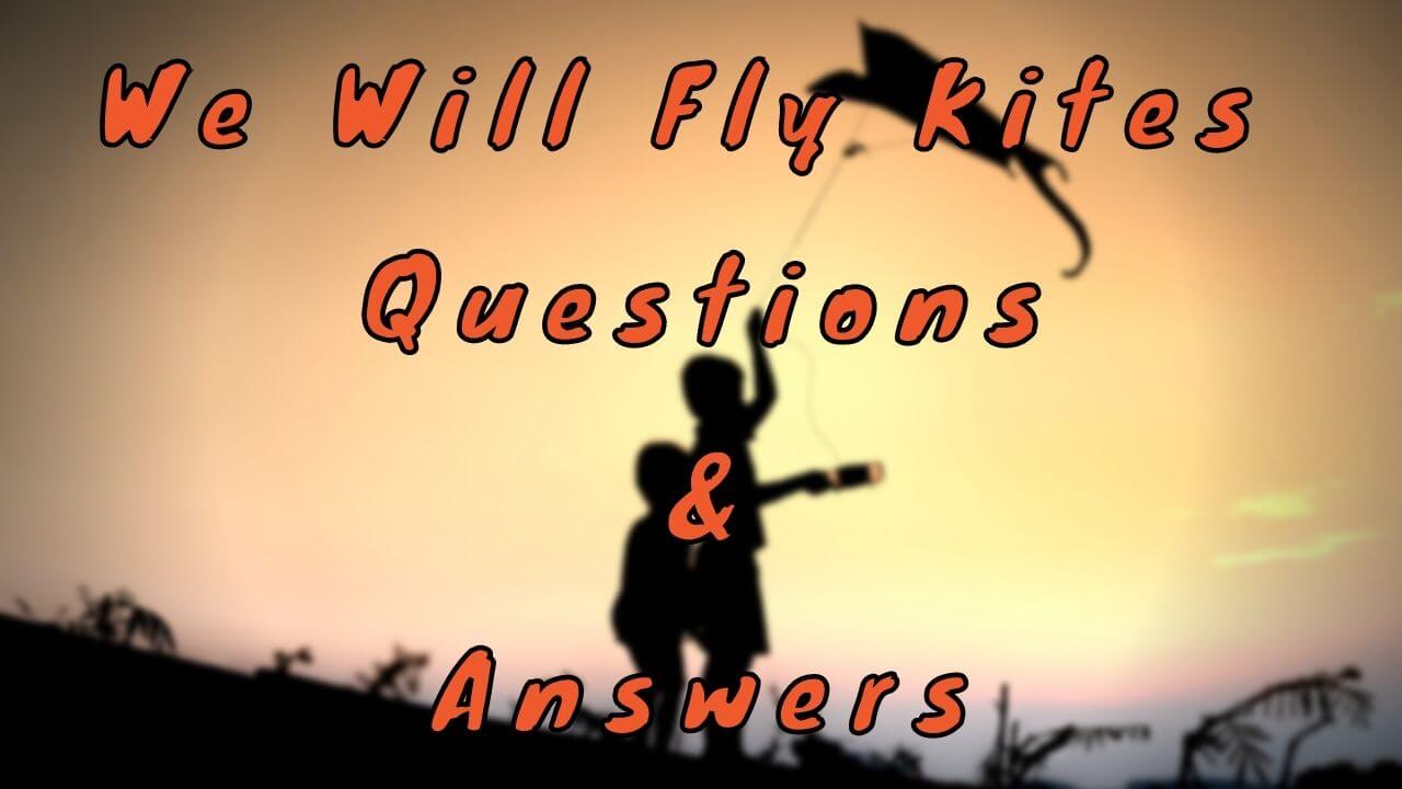 We Will Fly Kites Questions & Answers