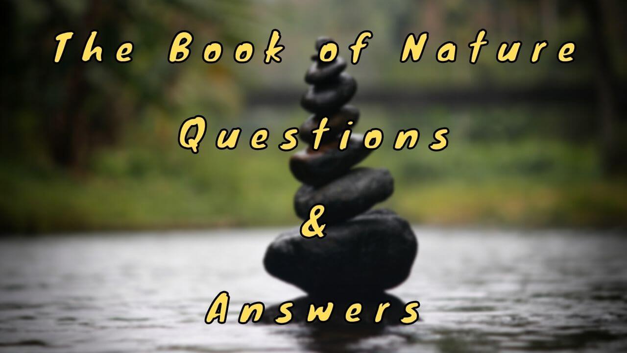the book of nature class 7 extra questions and answers