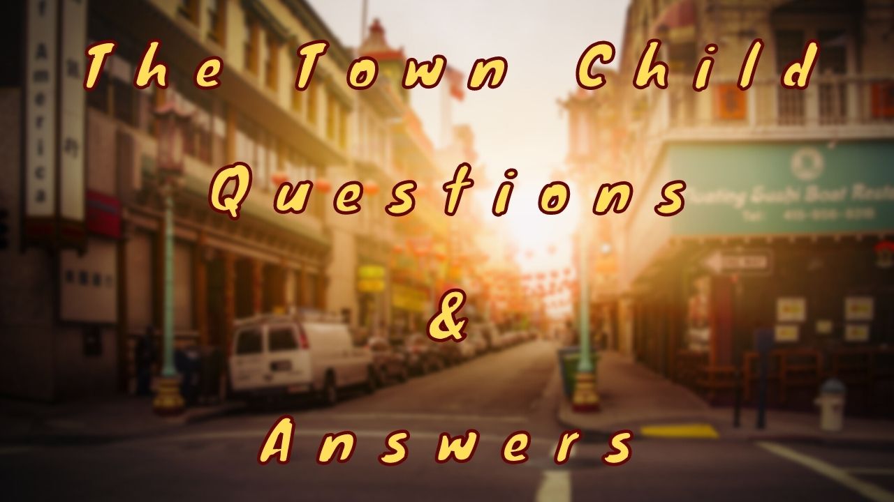 The Town Child Questions & Answers