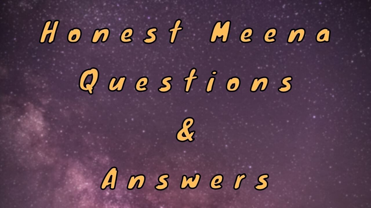 Honest Meena Questions & Answers