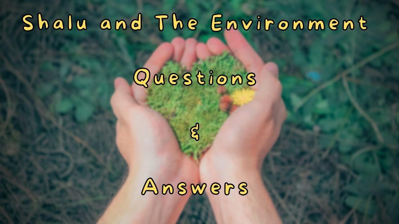 Shalu and The Environment Questions & Answers