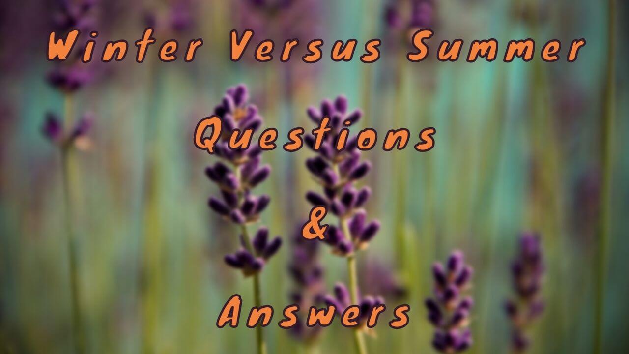Winter Versus Summer Questions & Answers