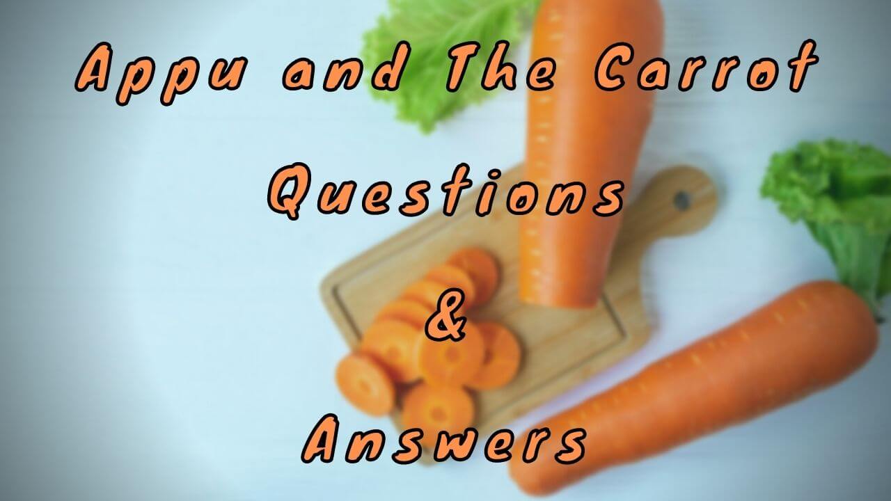 Appu and The Carrot Questions & Answers