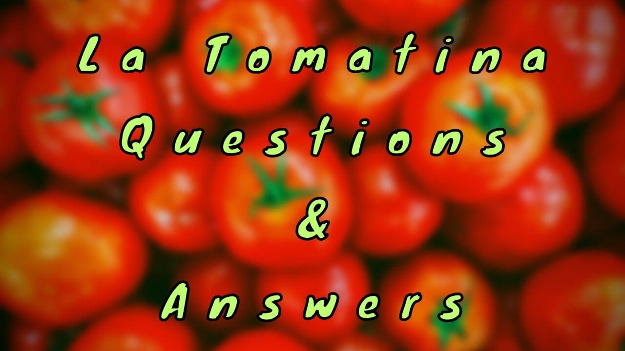 La Tomatina Questions & Answers