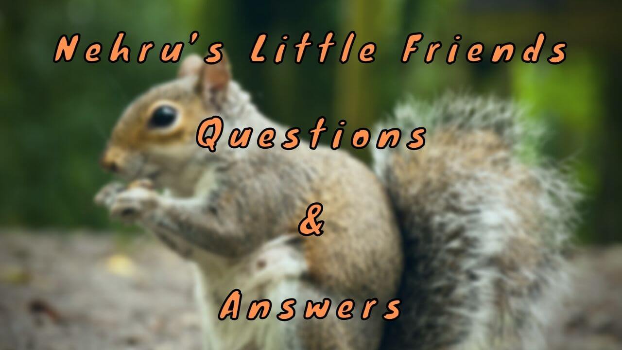 Nehru’s Little Friends Questions & Answers