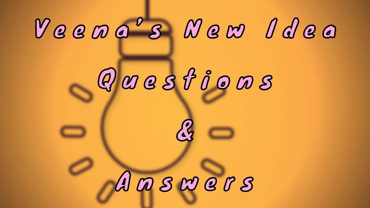 Veena’s New Idea Questions & Answers