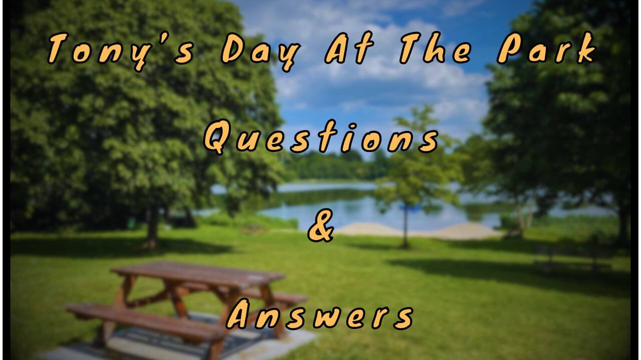 Tony’s Day At The Park Questions & Answers