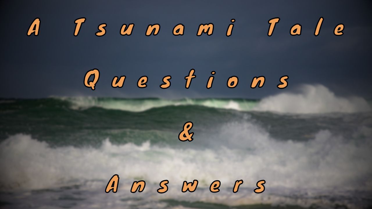 A Tsunami Tale Questions & Answers