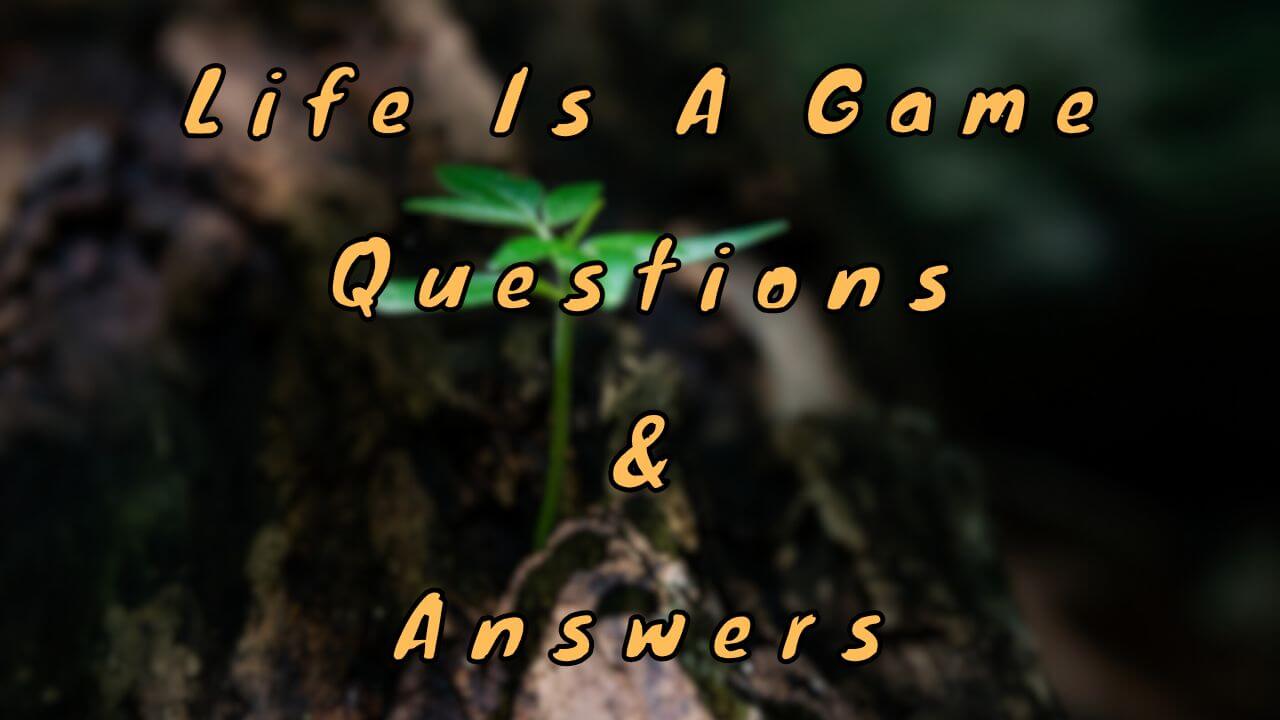 Life Is A Game Questions & Answers