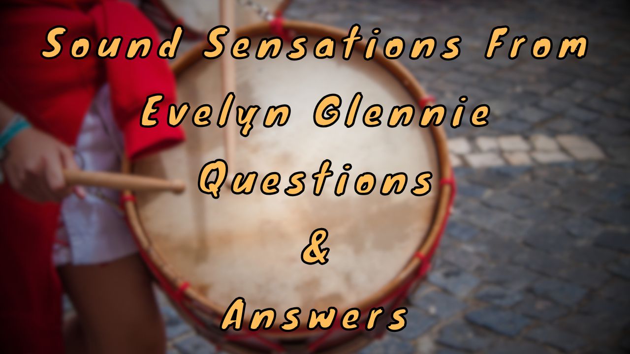 Sound Sensations From Evelyn Glennie Questions & Answers