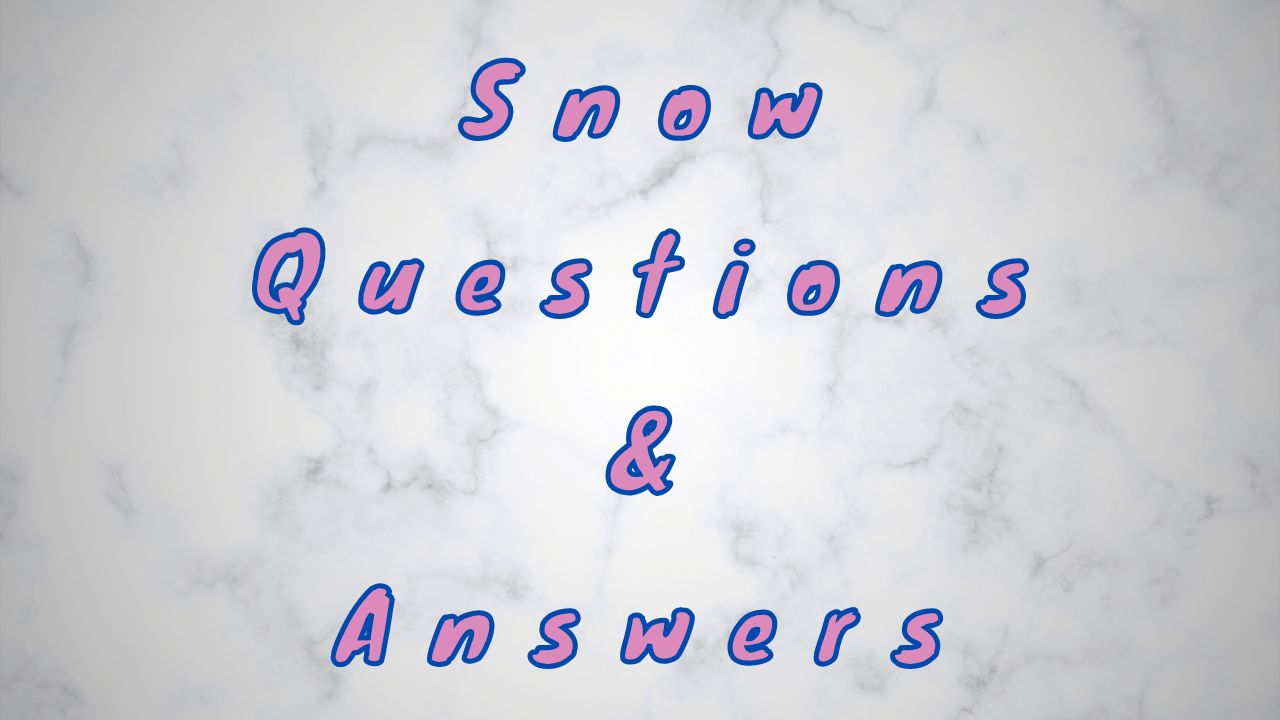 Snow Questions & Answers